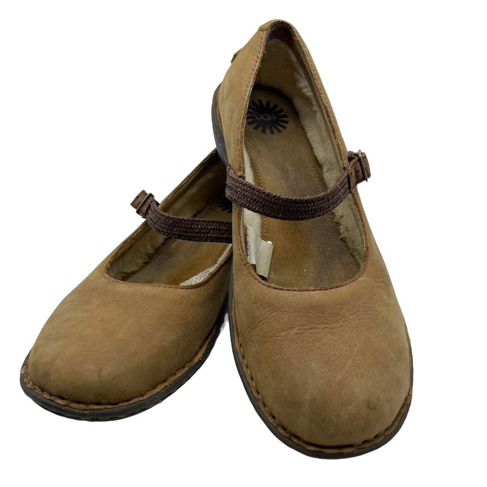 Ugg Australia Kandace Nubuck Suede Mary Jane Slip Ons